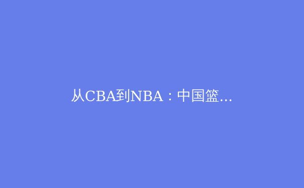 从CBA到NBA：中国篮球青训体系的深度解构与未来路径